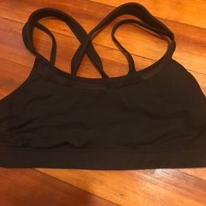 Lululemon black sports bra